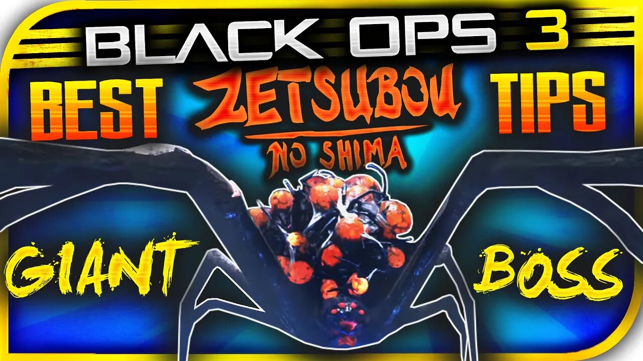 "GIANT SPIDER BOSS FIGHT" & FREE WIDOWS WINE ZETSUBOU NO SHIMA EASTER EGG BOSS BATTLE (BO3 ZOMBIES)!