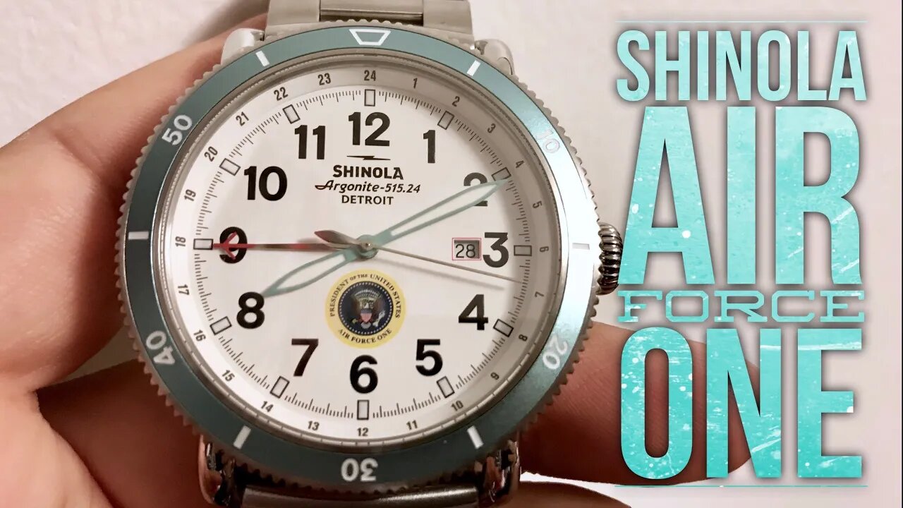 A rare Shinola Air Force One GMT Watch Review