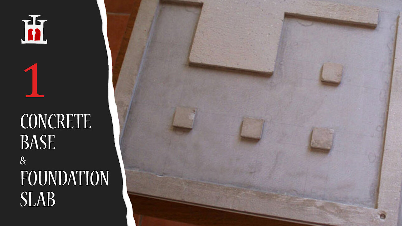 Domus story 1 - Concrete base and foundation slab