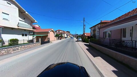 DRIVING TOUR around street of Macedonia【4K】Mercedes, Drive (POV) Insta360 X2