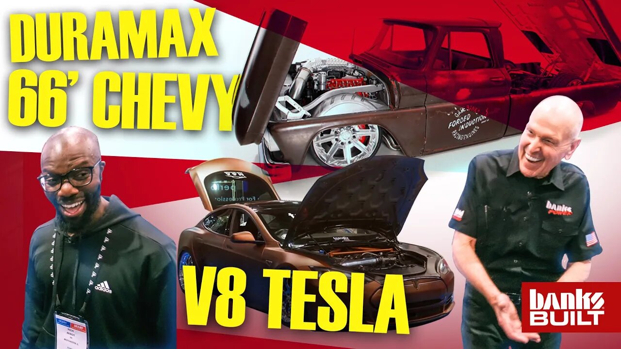 What does a Duramax-swapped '66 Chevy and a V8 Tesla have in common? | Banks Built Ep 44