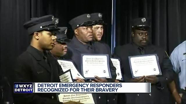 Detroit emergency responders recognized for their bravery