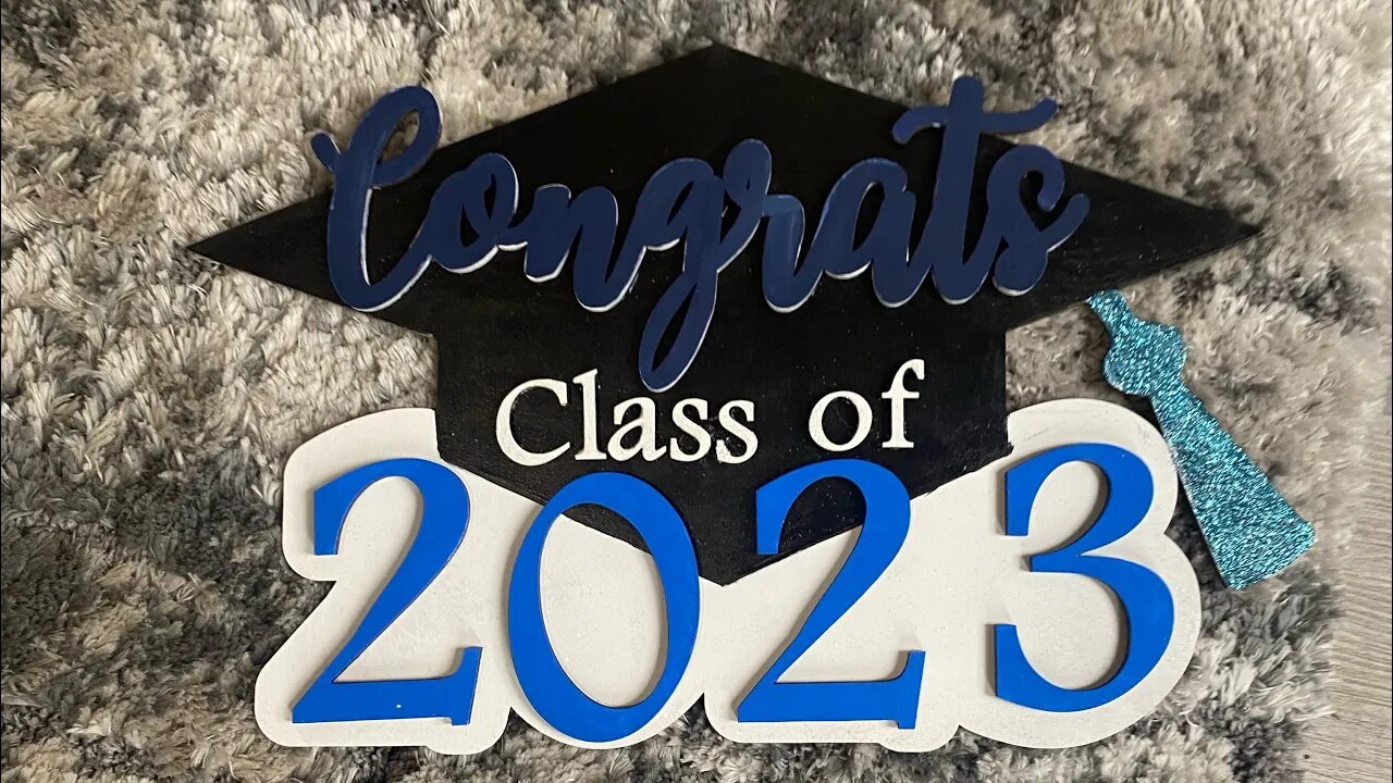 2023 Graduation Door Hanger |Hard Working Mom |How to