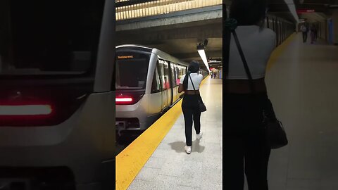 Dazzling Montréal New #viralvideo #travel metro #montreal #train #downtownmontreal