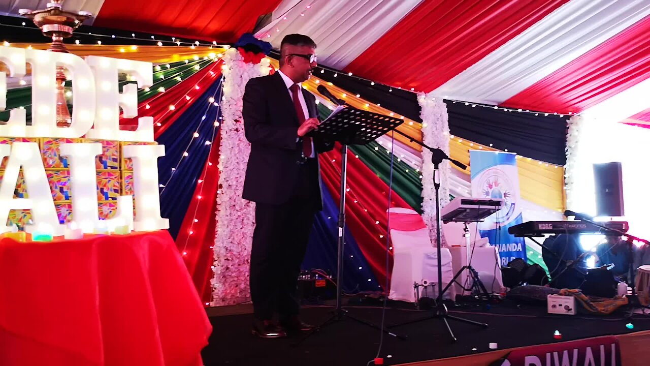 SOUTH AFRICA - Durban - King Goodwill Zwelithini hosts Diwali celebrations (Video) (acj)