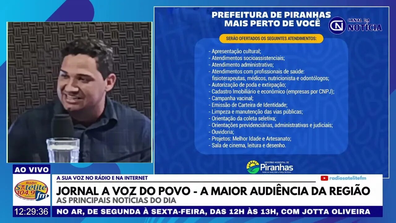 PREFEITURA DE PIRANHAS LEVARÁ GOVERNO ITINERANTE PARA O SETOR SANTO ANTÔNIO NESTA SEXTA (25/08)