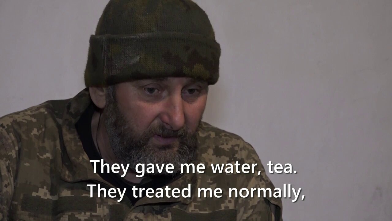 "...I address the Ukrainians: Guys, don't be afraid to surrender. No one will beat you or kill you, as we were told. We are treated like people here..."