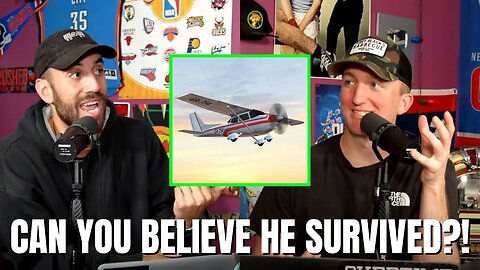 HE SURVIVED AN AIRPLANE ACCIDENT?! 🛩😳