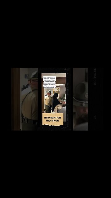 Justin Jones State Troopers Trying To Keep Rep. Jones And Kids Out Of A Public Office, Tennessee