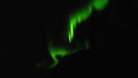 Aurora Borealis over the Bering Sea