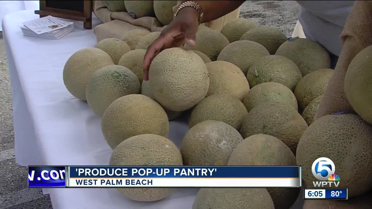 Produce pop-up pantry in West Palm Beach