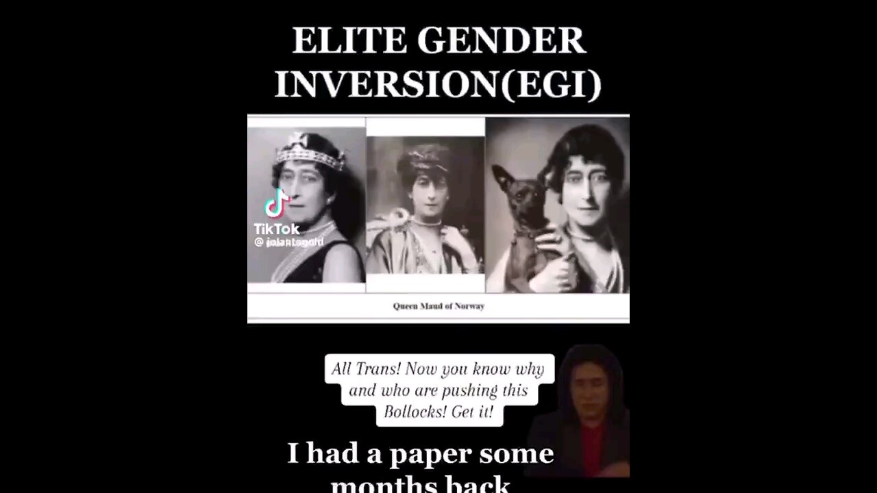 Elite Gender Inversion has been hidden in plain sight for decades.....🤨🤔