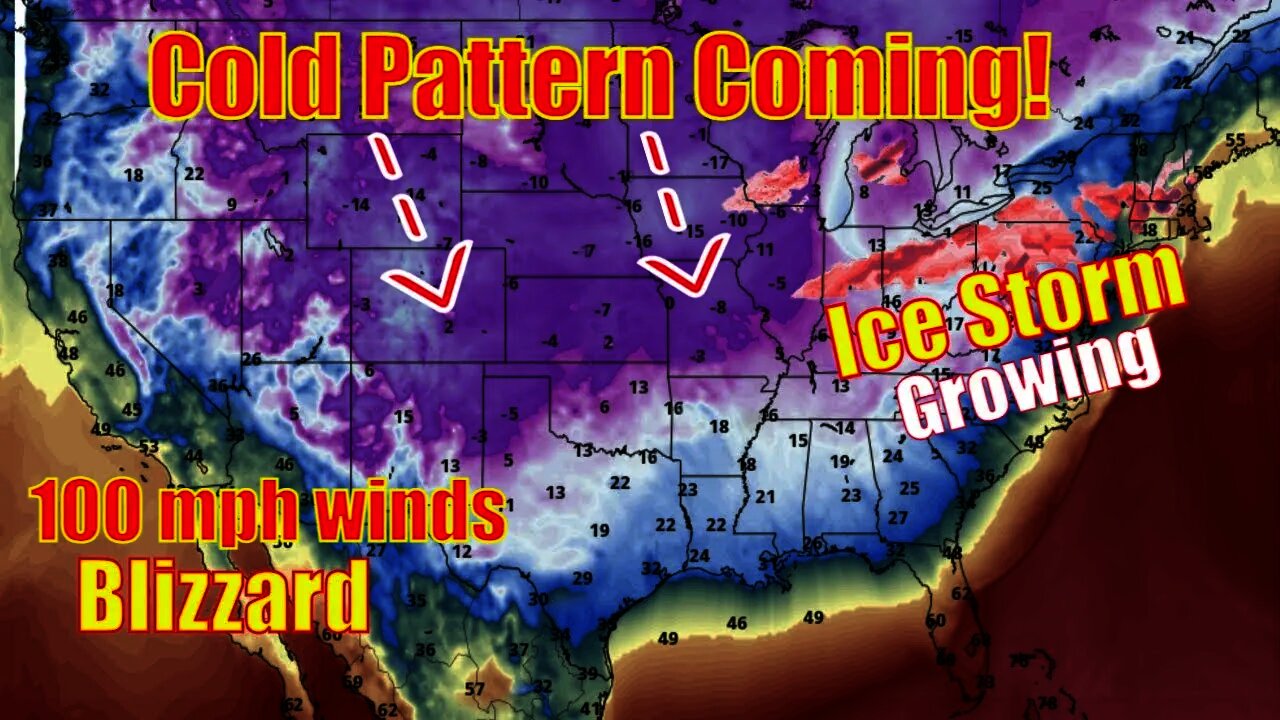 Prepare Now! Growing Ice Storm, 100 mph Winds, Blizzards & Flooding! - The Weatherman Plus