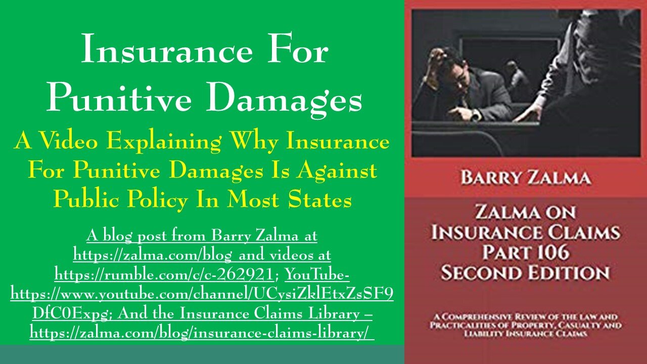 Insurance for Punitive Damages