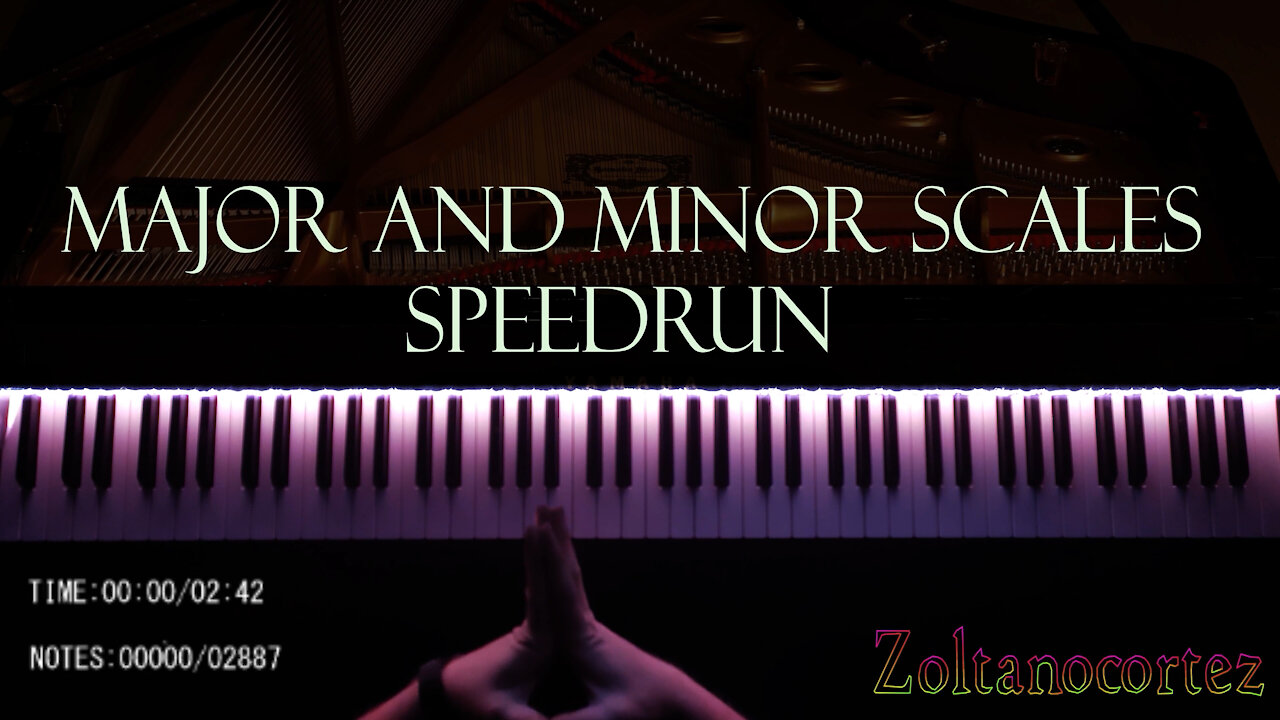 24 Major and Minor Scales Speedrun (2:42)