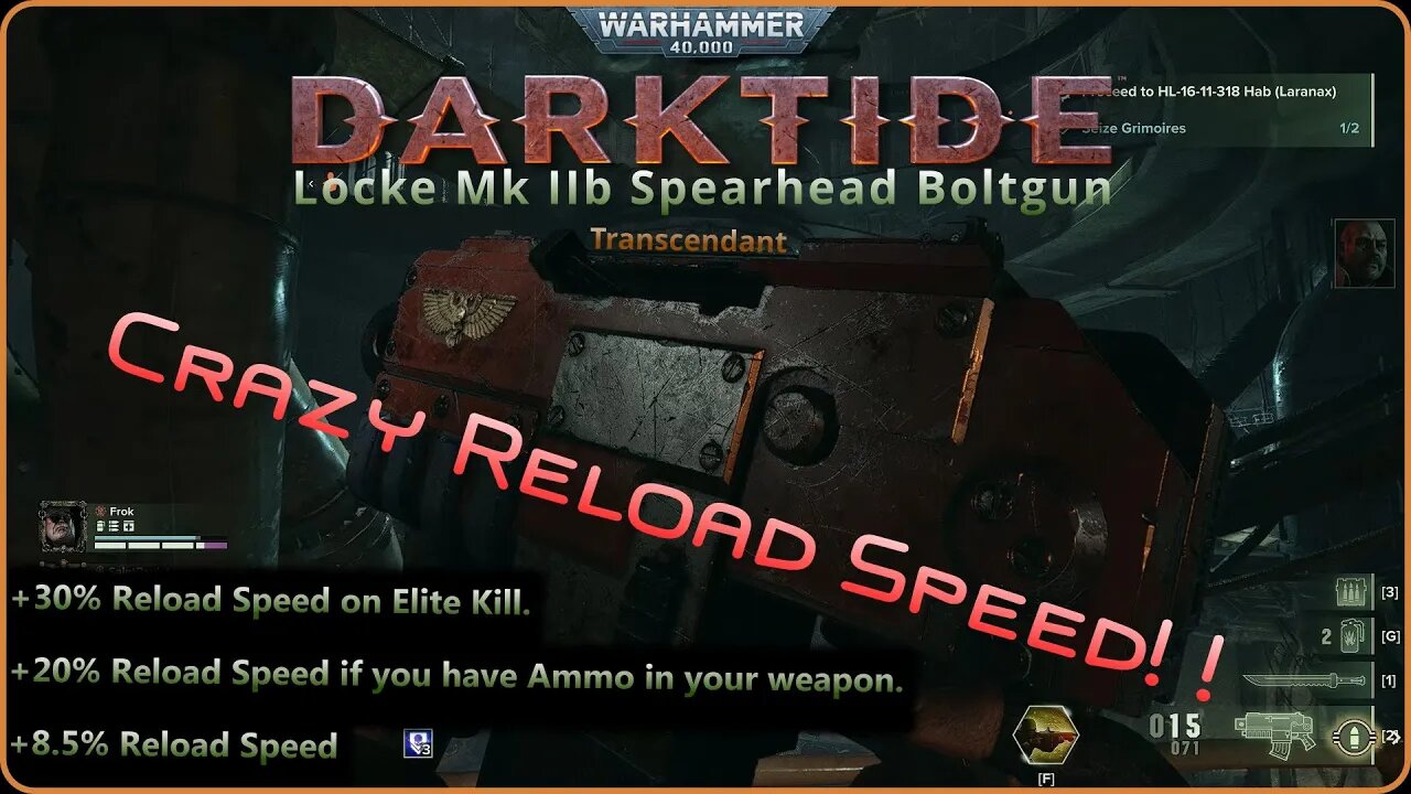 Warhammer 40k: Darktide - Boltgun Crazy Reload Speed!