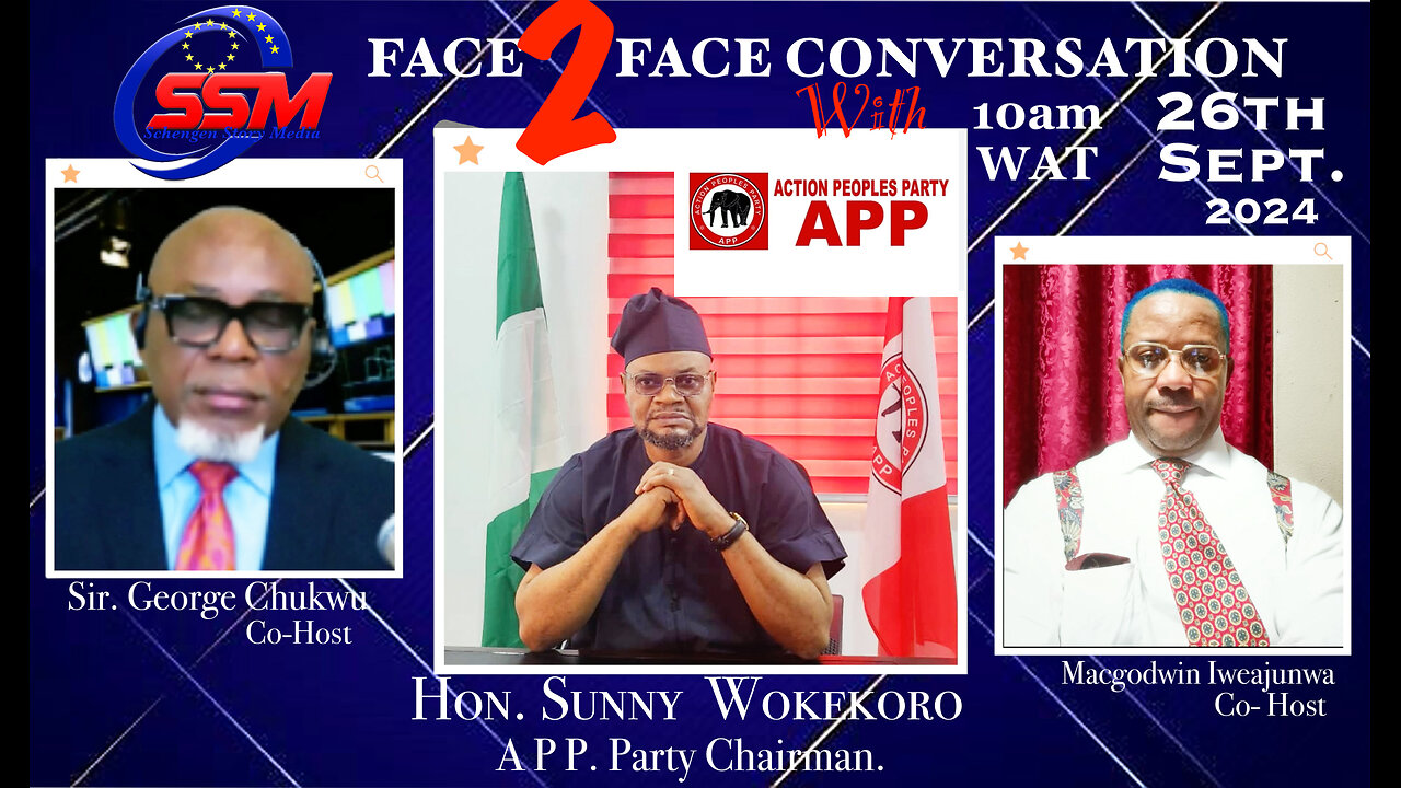 SSM - FACE 2 FACE CONVERSATION WITH ⁠ HON. SUNNY WOKEKORO