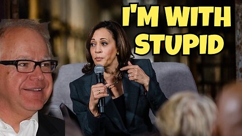 KAMALA HARRIS IS SCARED TO DEBATE TRUMP SO SHE HAVING TIM WALZ TO DO IT