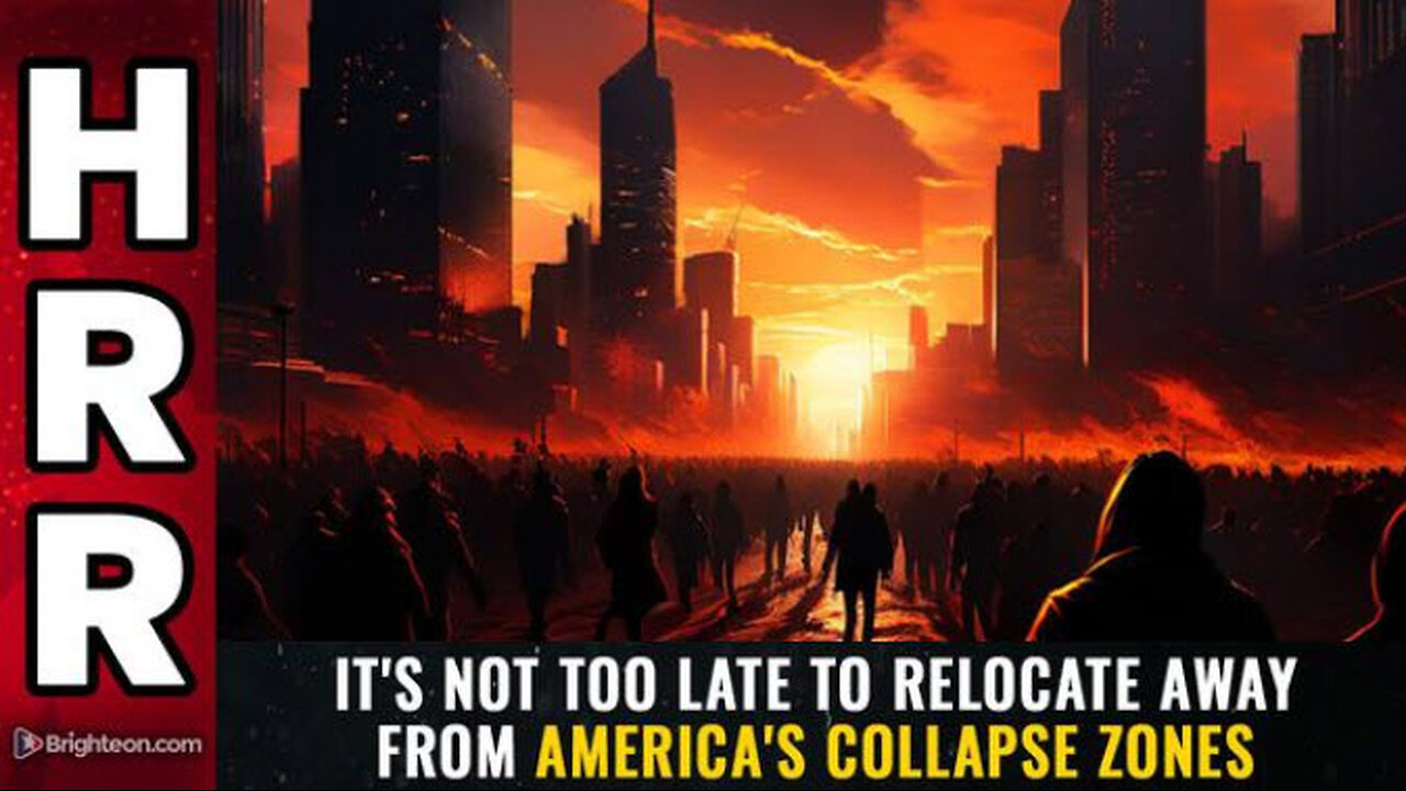 It's not too late to RELOCATE away from America's collapse zones