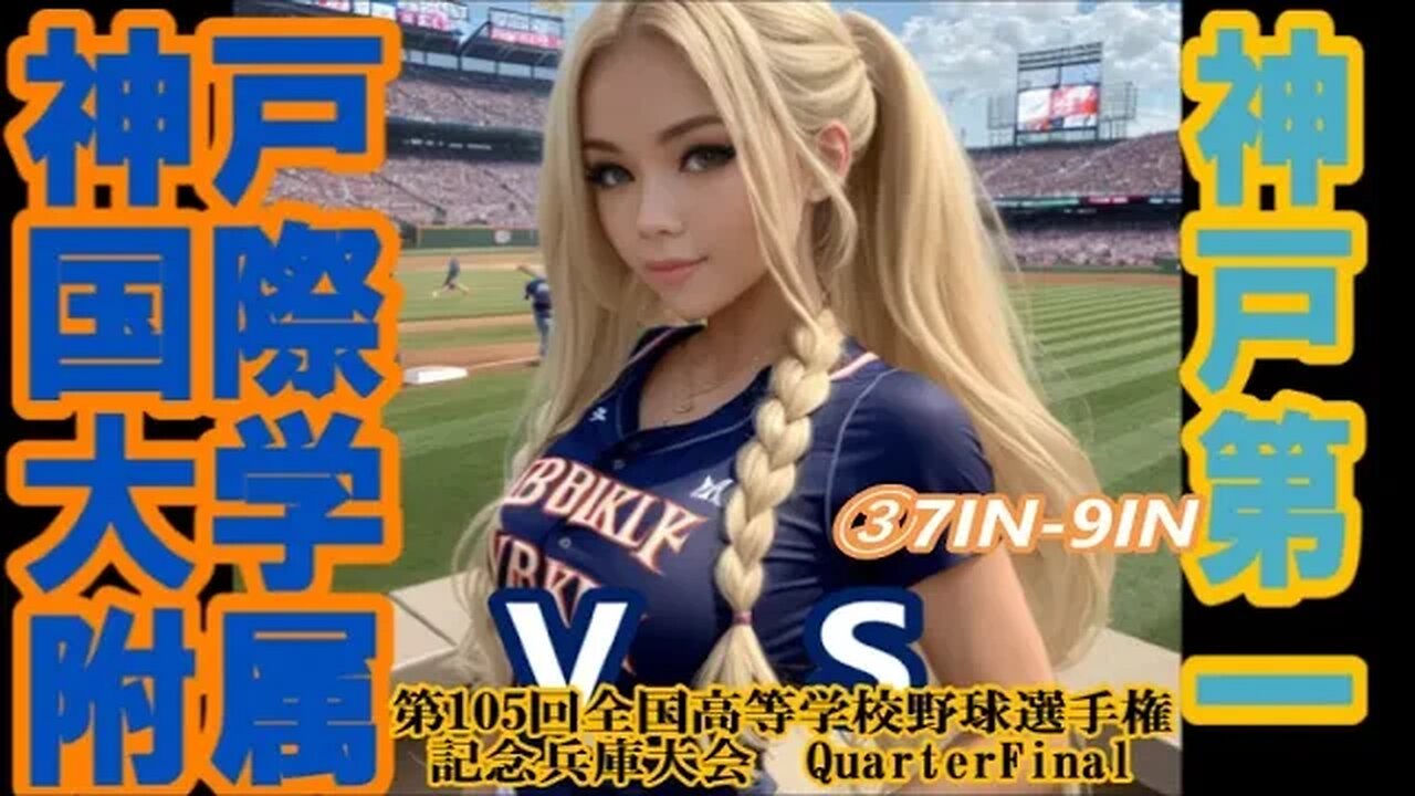 【第105回全国高等学校野球選手権記念兵庫大会】QF 神戸国際大学附属vs 神戸第一InPlay全収録③7IN-9IN
