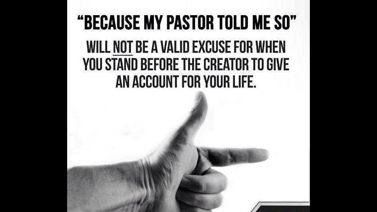 Once Saved, Always Saved: What authority does your pastor have to declare you 'saved'?