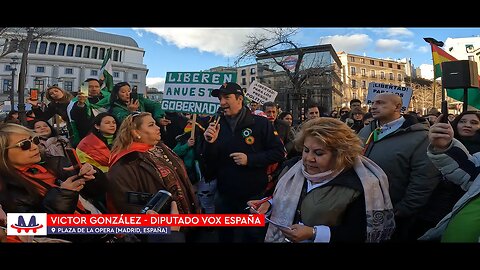 🇪🇸 VOX con los bolivianos en su lucha por la libertad de los presos políticos (15 enero 2023)