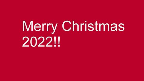 2022 Christmas Video