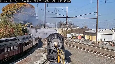 Here comes the choo choo train.
