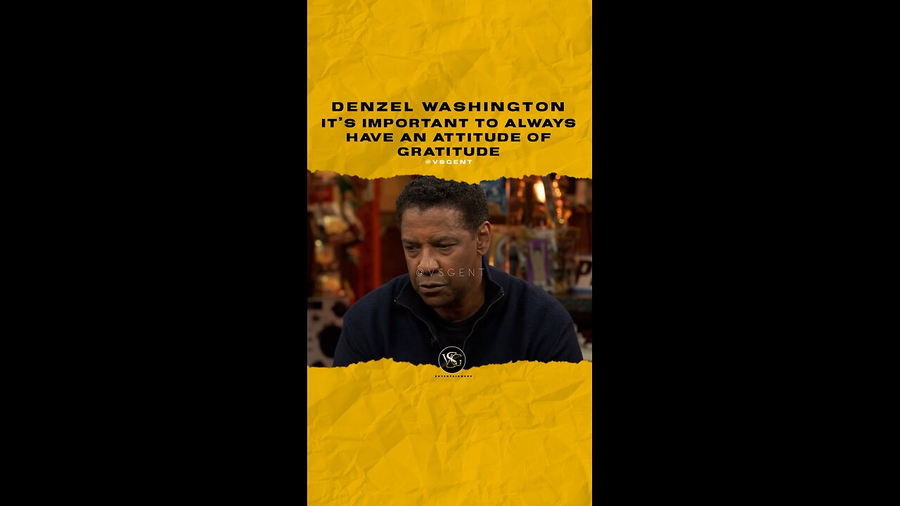 #denzelwashington It’s important to always have an attitude of gratitude