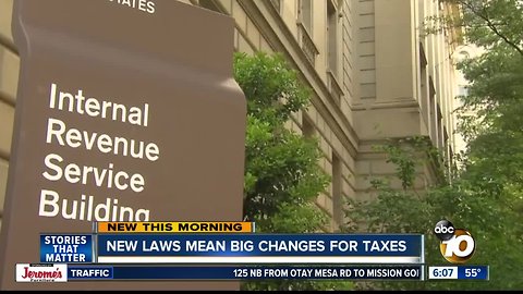 Advisors say file taxes early this year to deal with new laws