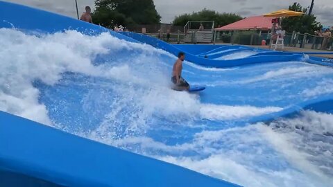 flowrider - Nick - 7 at Soak City, Kings Island