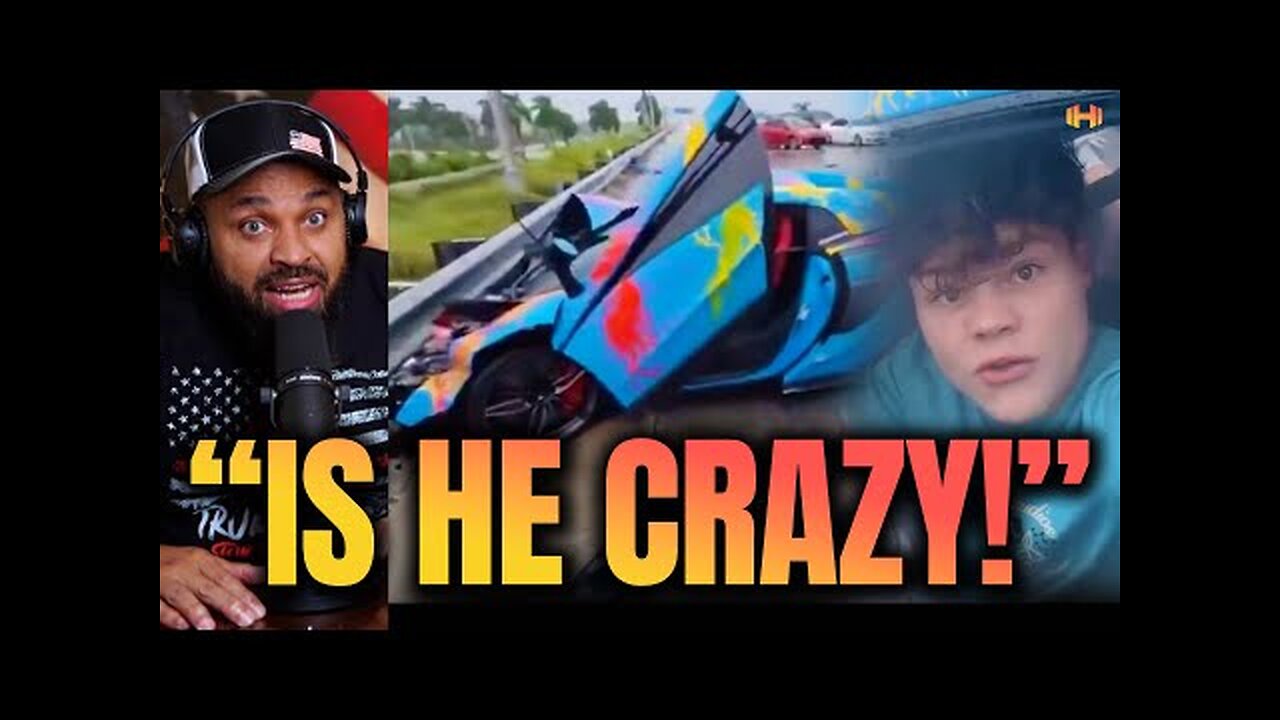 Popular streamer totals $200K McLaren during livestream while texting and driving in rain 🤯