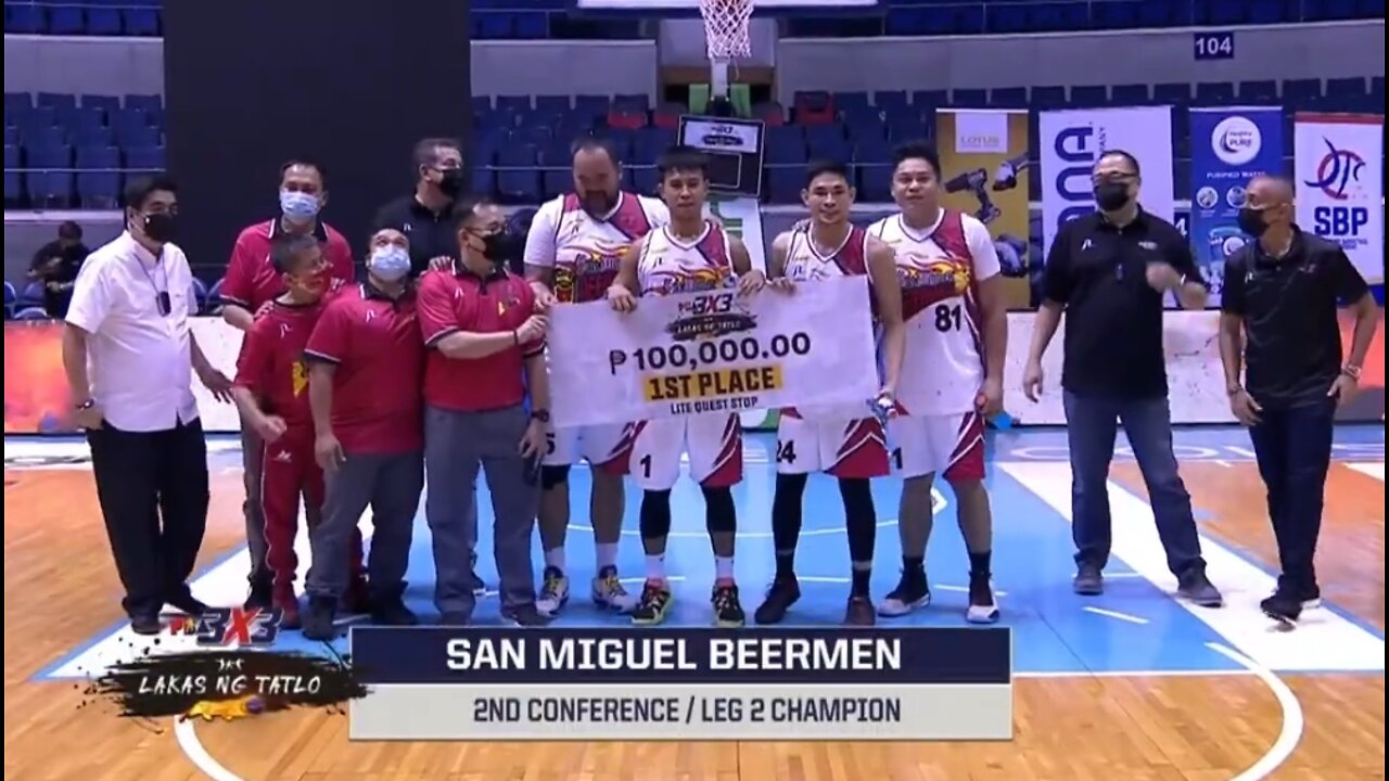 Awarding Ceremony [PBA 3×3 2nd Conference Leg 2 | March 6, 2022]