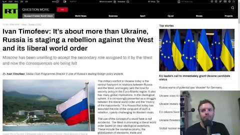 Russia's fight in Ukraine is more than territory, it's a fight against the West's liberal order