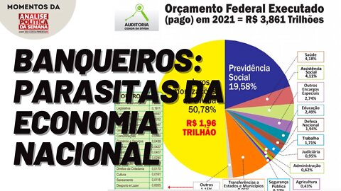 O parasitismo da economia nacional pelos banqueiros | Momentos da Análise Política da Semana