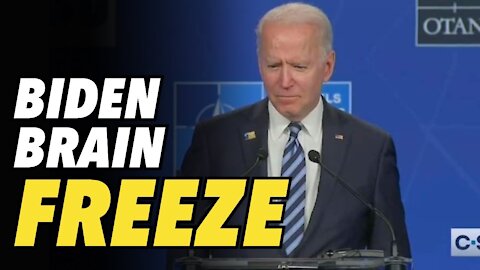 Biden gets Putin "killer" question. Creepy laugh, brain freeze follows