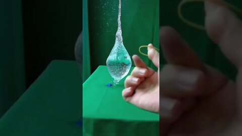 Popping a Water balloon