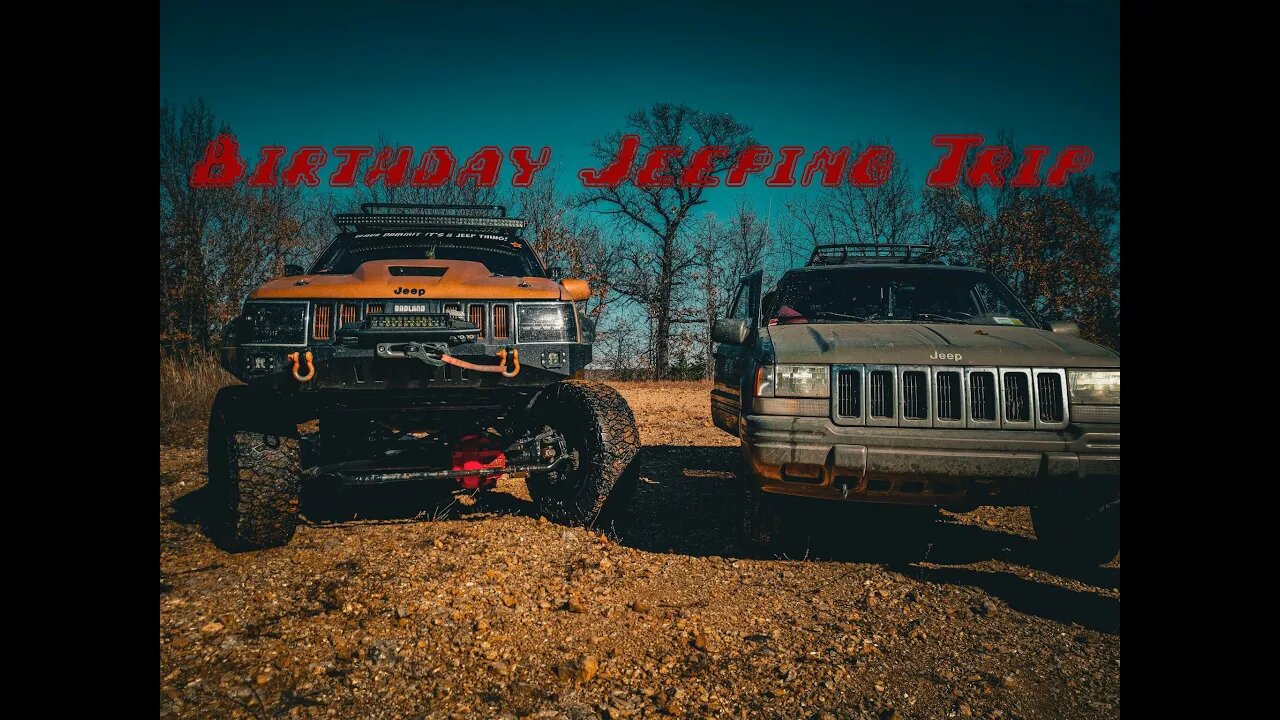 Boys wanted to go Wheeling in Both the General Grievous and Kathryn our Jeep Grand Cherokee ZJ's