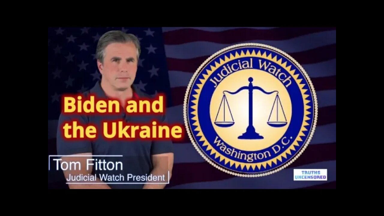 Biden and the Ukraine Tom Fitton interview with Lou Dobbs