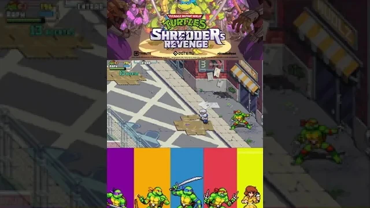 Tartarugas Ninjas Gameplay - parte 10 #shorts