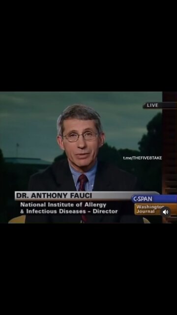 Young Dr. Death Fauci rats on old Dr. Death Fauci!