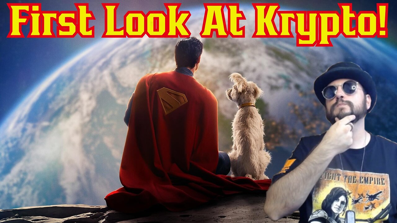 DC's New Superman Gives Us First Look At Krypto The Super Dog! James Gunn Reveals