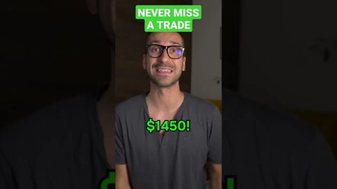 Never miss a good trade #crypto