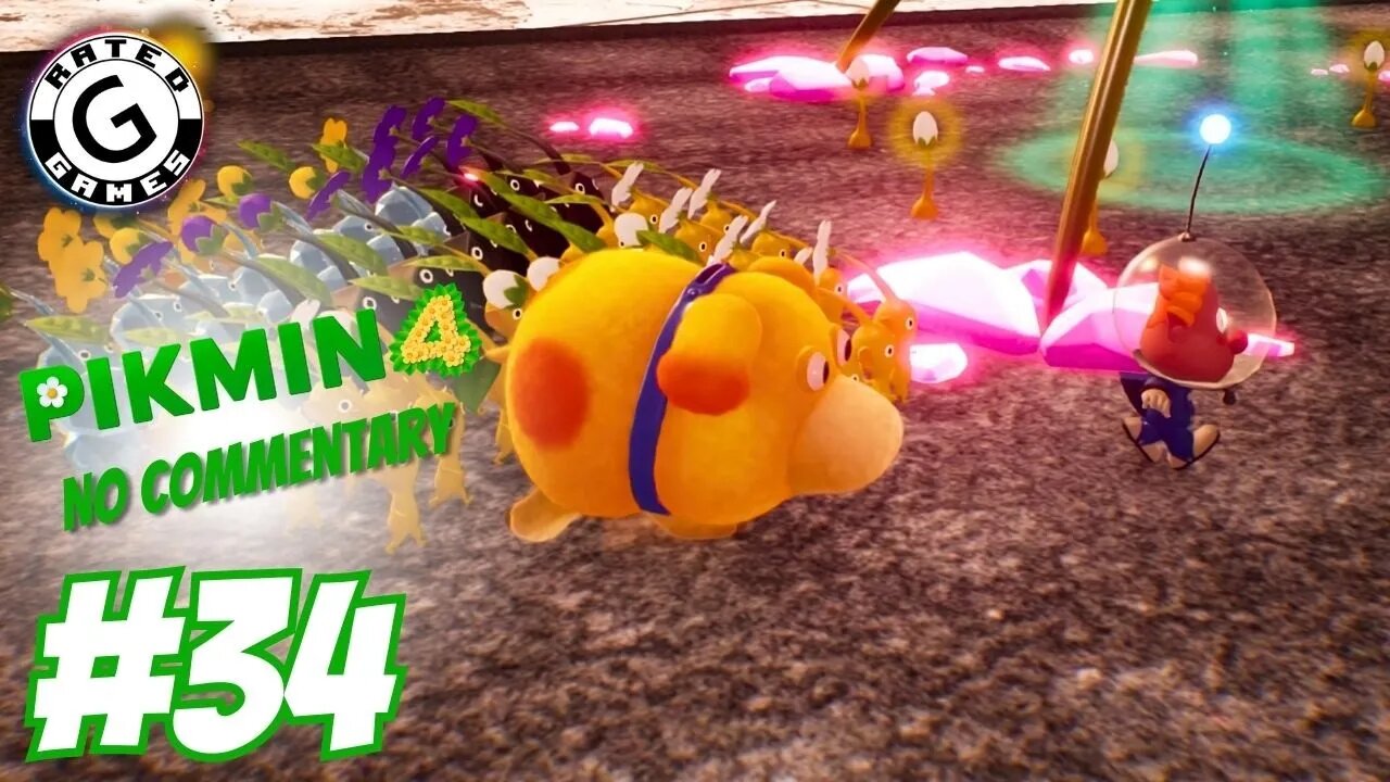 Pikmin 4 No Commentary - Part 34 (Hero's Hideaway Continued)