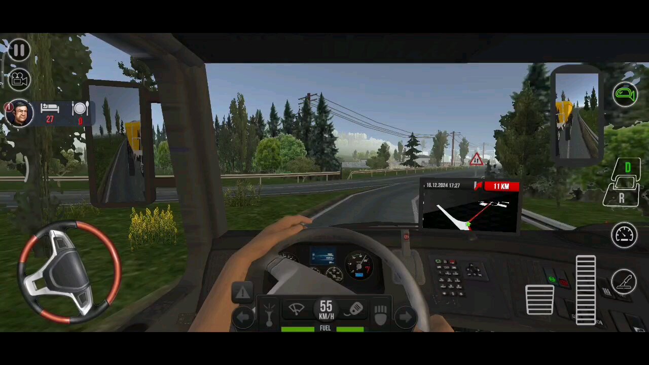 truck simulation gameplay new job done work hard | Trucker life very hardworking