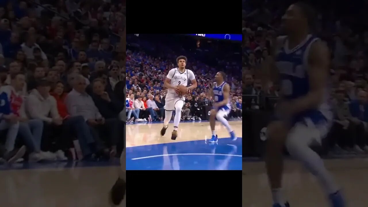 Joel Embiid In A FILTHY POSTER DUNK By Cam Johnson