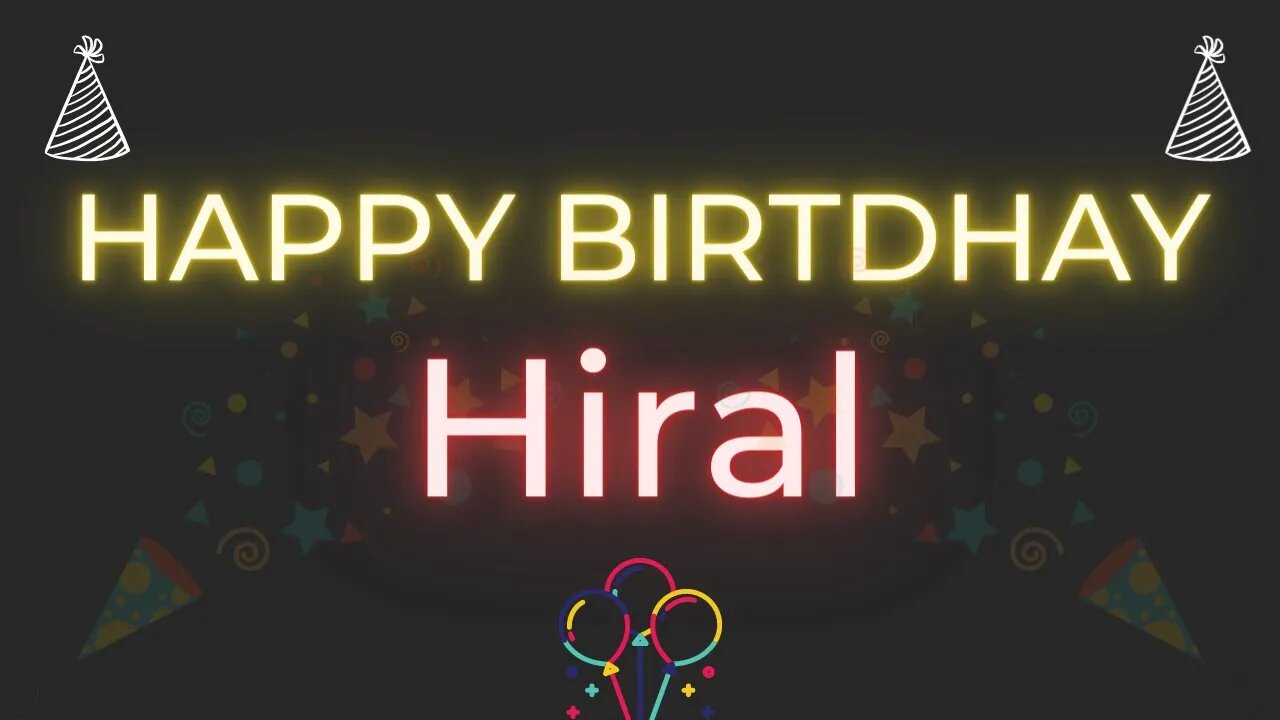 Happy Birthday to Hiral - Birthday Wish From Birthday Bash