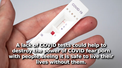 COVID Test Shortage Has Lead to Americans Living Their Lives Instead of Being Paralyzed by Fear