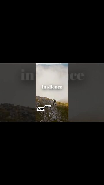 In Silence....Great Quotes in English