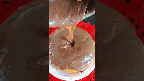 Easy Donuts With Chocolate 😱 #shortvideo #shorts